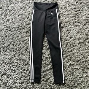 Adidas Climalite Black Leggings EUC XS